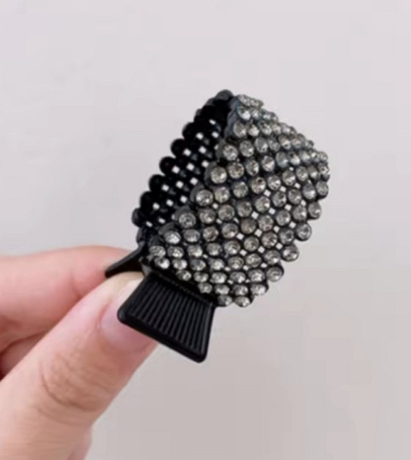 Затискач для волосся Чорний Сміла - фото 2