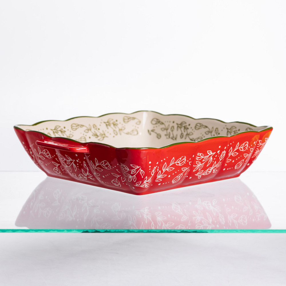 Квадратна форма для запікання Vintage 28×24 см, червона Київ - фото 1