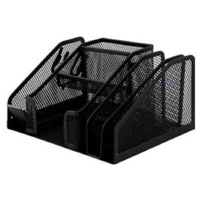 Подставка для мелочей Buromax 210x150x100 мм, wire mesh, black (BM.6241-01) Винница