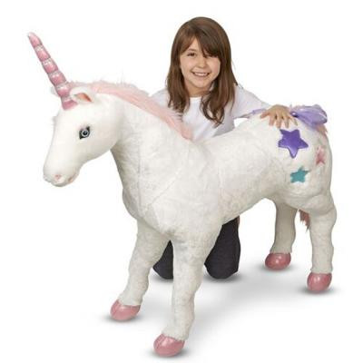Мягкая игрушка Melissa&Doug Большой плюшевый единорог Джамбо (MD18801) Винница - изображение 3