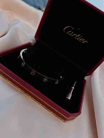 Браслет Cartier  із викруткою позолота / Красива подарункова упаковка - коробочка з оксамитом та пакет Одеса