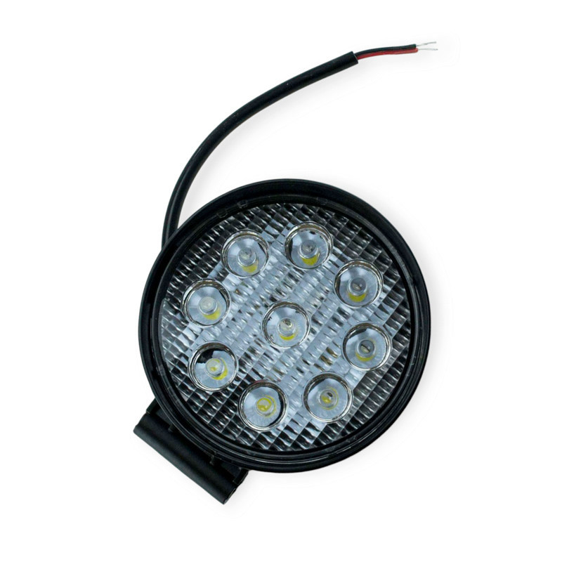 Фара дополнительная LED круглая 110x128 (Дм Ш) 27W широкий луч Мукачево - изображение 1