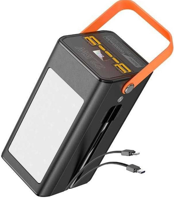 Повербанк огромной емкости HOCO DB49 100000 мАч, 22,5 Вт, LED фонарь. Харьков - изображение 7