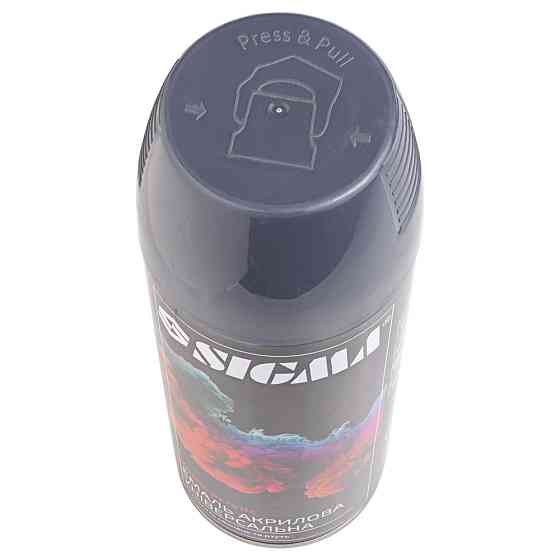 Sigma Эмаль аэрозольная акриловая 400мл RAL 8019 серо-коричневый глянец SIGMA (2736731) Коломия