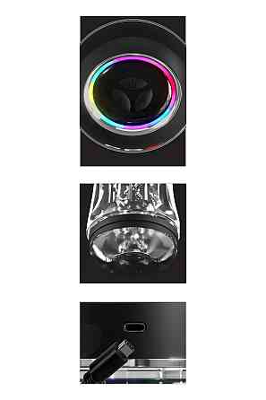 Мастурбатор Pipedream PDX Elit Viewtube Pro Clear с вибрацией и вакуумом, 23 см Sex Aura Киев
