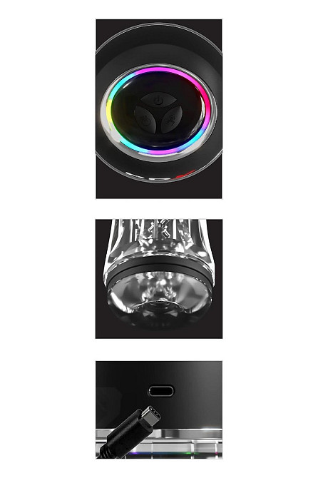 Мастурбатор Pipedream PDX Elit Viewtube Pro Clear с вибрацией и вакуумом, 23 см Sex Aura Киев - изображение 3