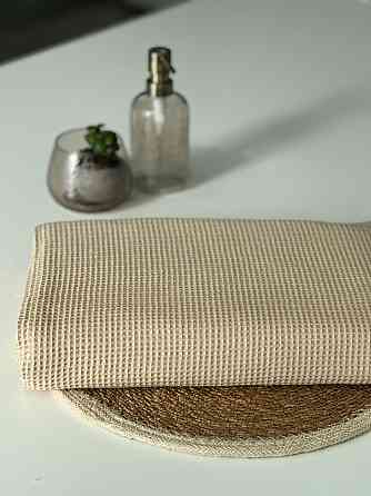 Вафельний рушник Ideal Textile 100х150 см 220 г/м2 (56861026) Бежевий Чернівці