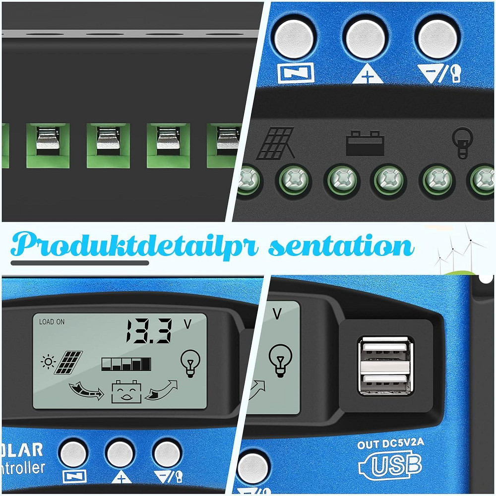 Сонячний контролер заряду Crewell MPPT 30A Луцьк - фото 3