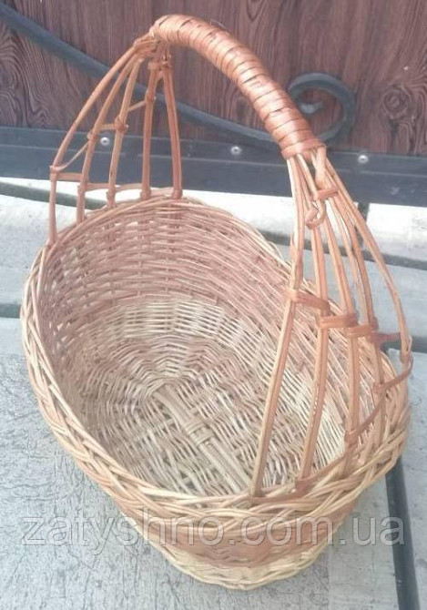 Плетеная корзина под подарки Киев - изображение 4