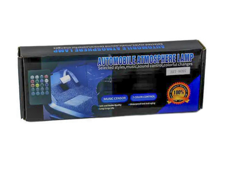 Підсвітка автомобільна LED RGB Automobile Atmosphere Lamp 8097, з мікрофоном Винница - изображение 2