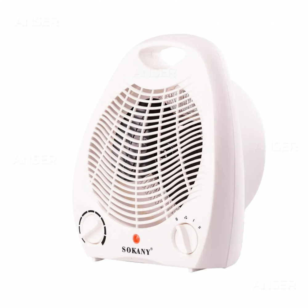 Тепловентилятор дуйка Sokany SK-1650 2000W (до 30 м.кв) Белый Киев - изображение 2