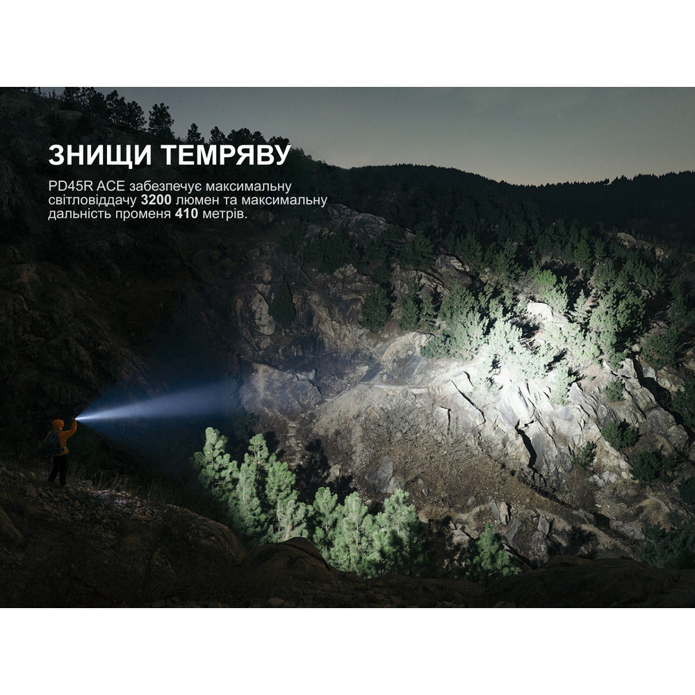Ліхтар тактичний Fenix PD45R ACE Київ - фото 7