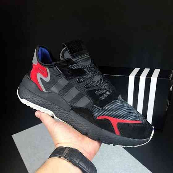 Кросівки Чоловічі Adidas Jogger Чорні Адідас Бігові (розміри: 41,42,43,44,45) Відео Огляд Дніпро