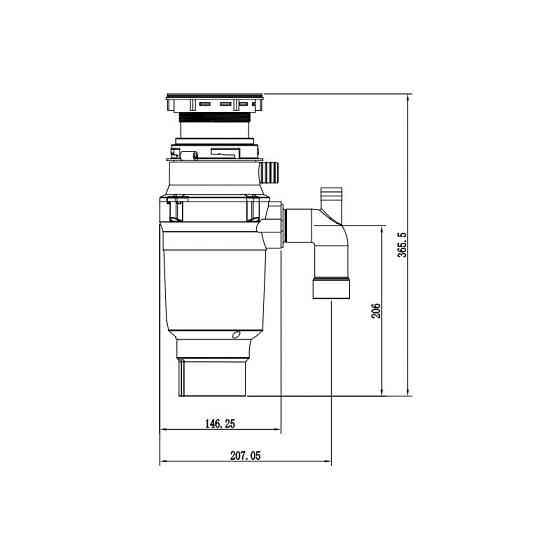 Подрібнювач харчових відходів Mixxus GD-01-0,5    ( MX1568 ) 30456 Харьков