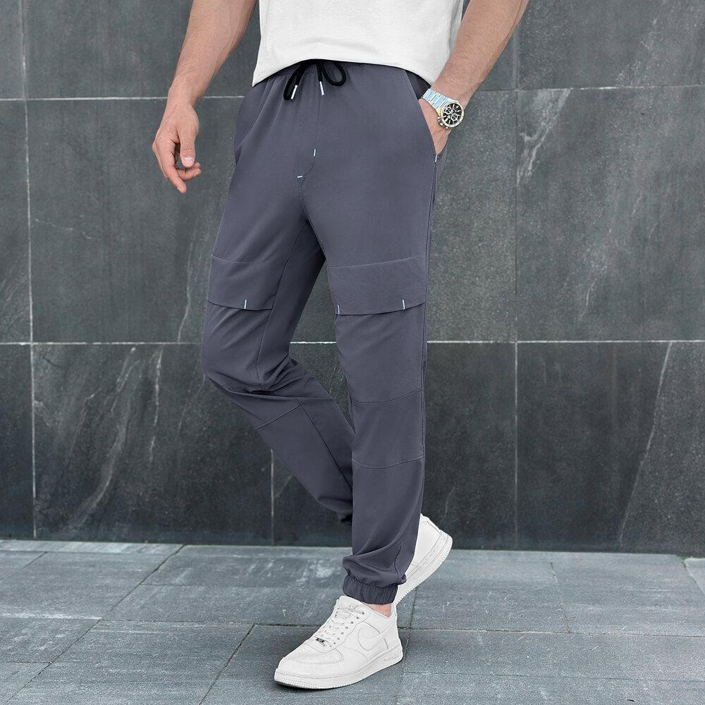 Чоловічі штани джогери з кишенями антрацит Pobedov Vershyna Київ - фото 5