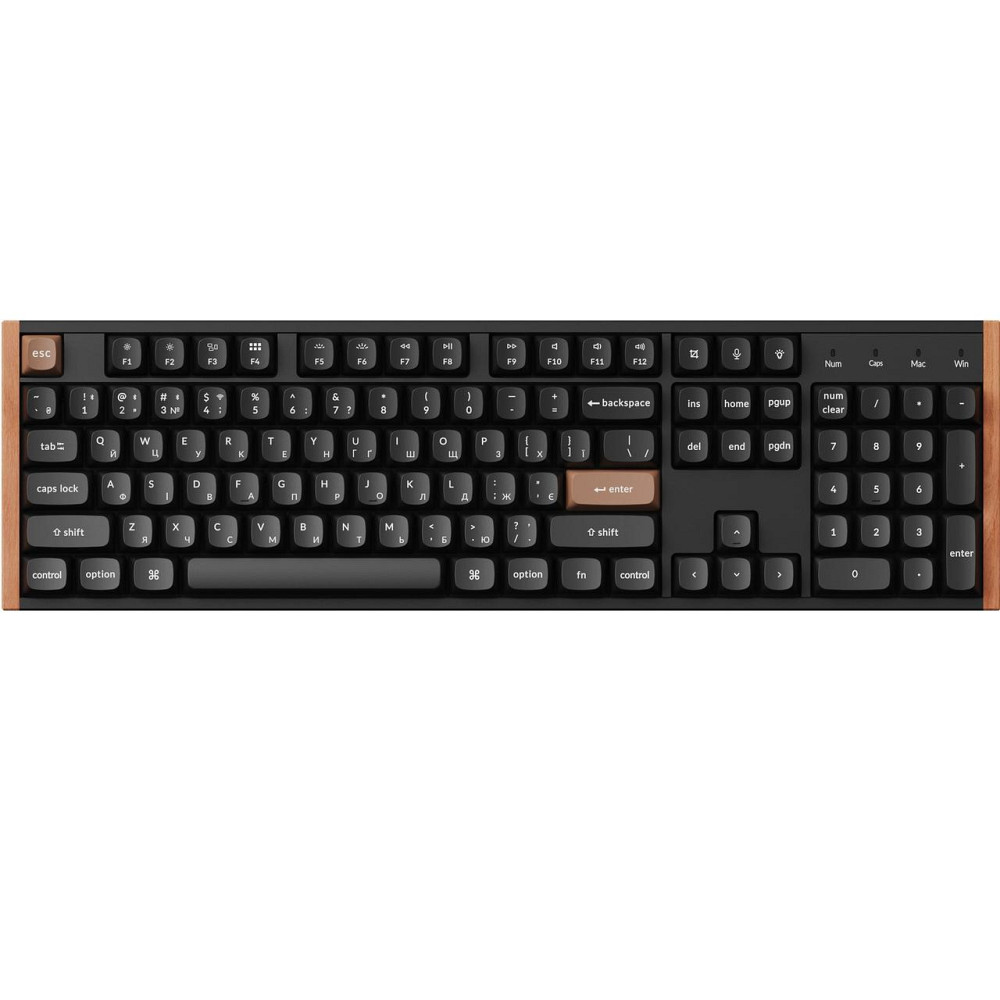 Клавіатура бездротова Keychron K10 HE Magnetic Switch Black RGB (K10H-F1-UA) ( 25833 ) Харьков - изображение 1
