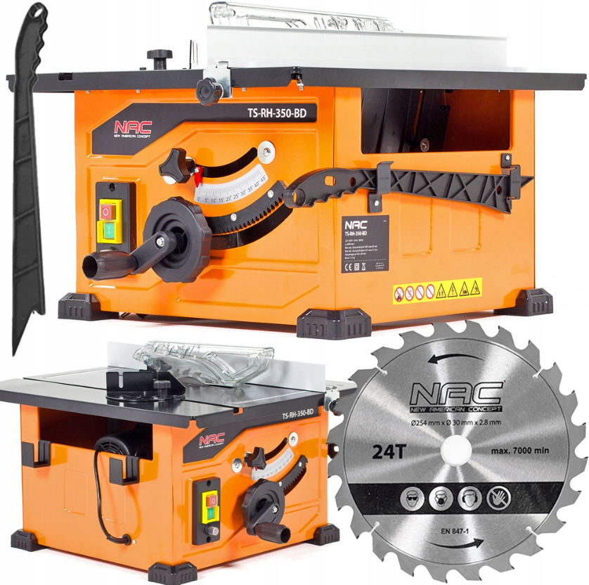 Циркулярна пила настільна 1800Вт 210мм NAC (Польща) Київ - фото 1