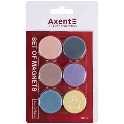 Магніт Axent 32 мм, 6 шт, Morandi (9827-А) Вінниця
