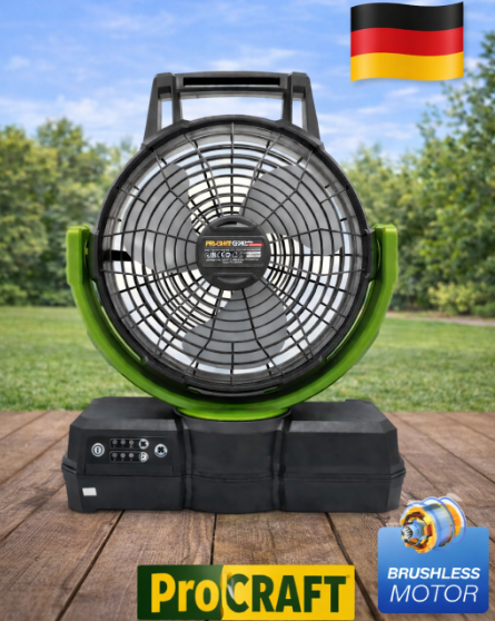 Аккумуляторный вентилятор Procraft,Безщеточный вентилятор CF20,Потужный аккумуляторный вентилятор 1869 об мин Львов - изображение 1