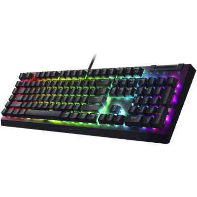 Клавиатура Razer BlackWidow V4 X Yellow Switch USB RU Black (RZ03-04702500-R3R1) Винница