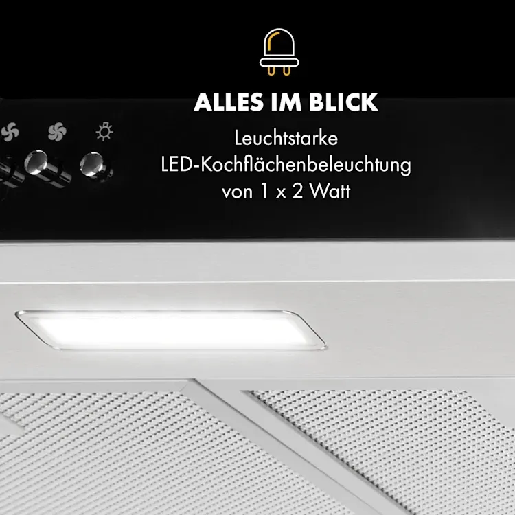 Уцінка! Вбудована витяжка Klarstein Contempo 60 з Німеччини Дніпро - фото 4