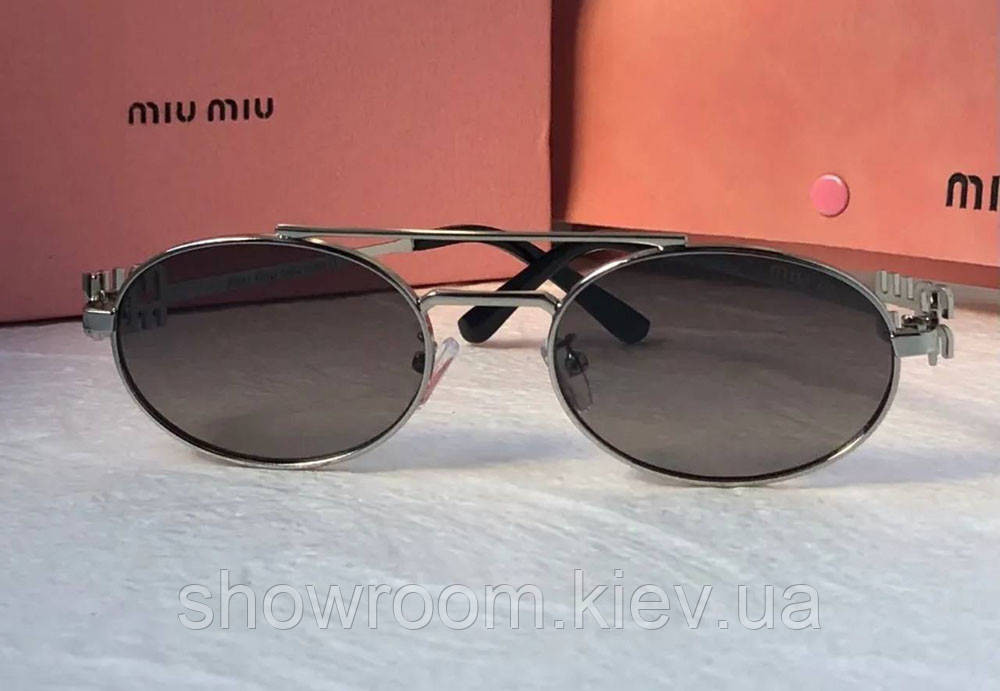 Женские брендовые солнцезащитные очки Miumiu (0824) Киев - изображение 1