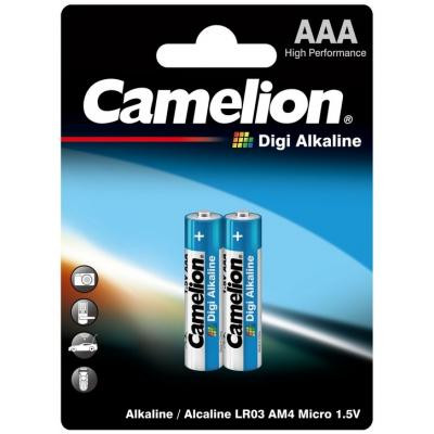 Батарейка Camelion AAA LR03 Digi Alkaline * 2 (LR03-BP2DG) Винница - изображение 1