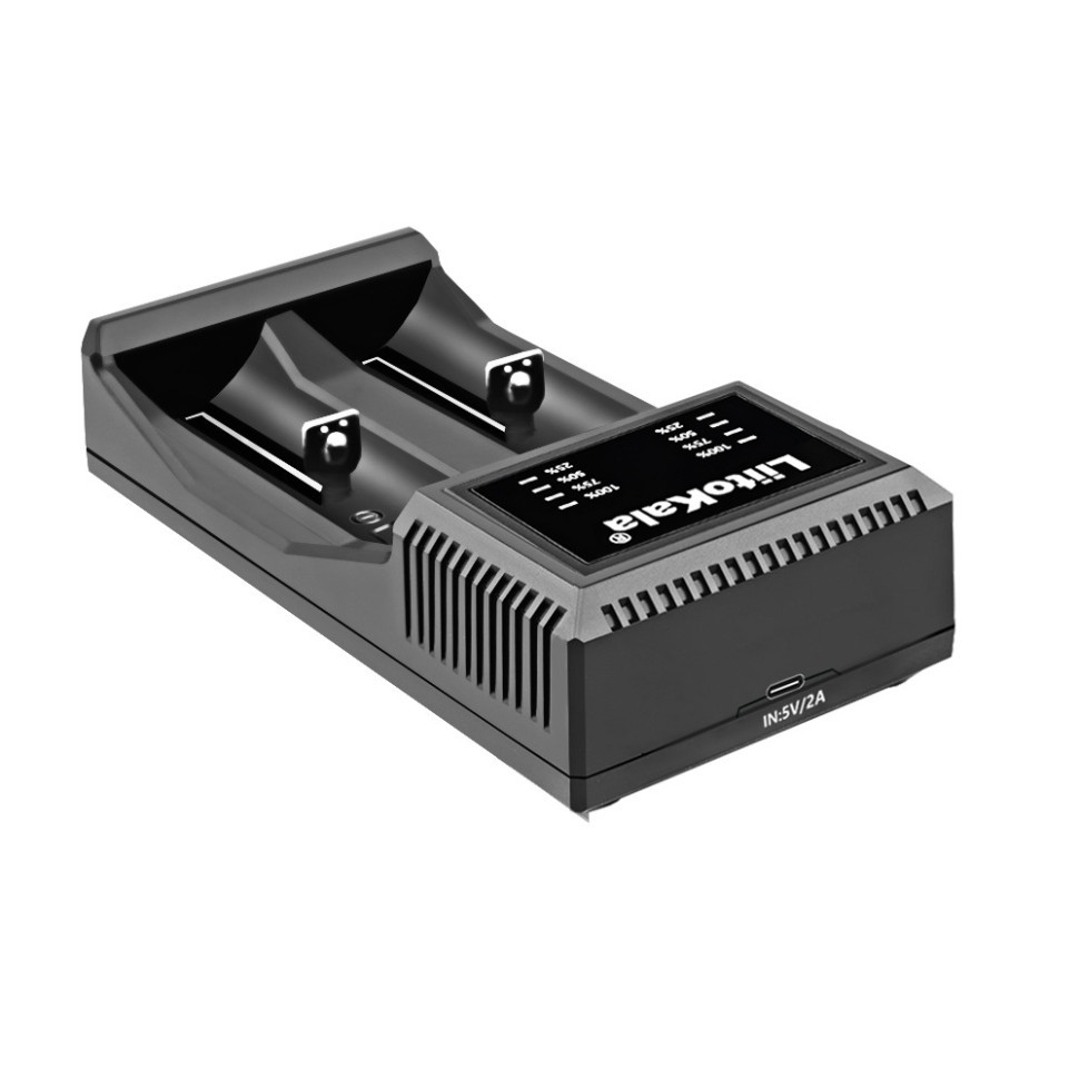 Зарядний пристрій Liitokala Lii-C2, Ni-Mh/Li-ion/Li-Fe, Micro USB, LED Киев - изображение 2