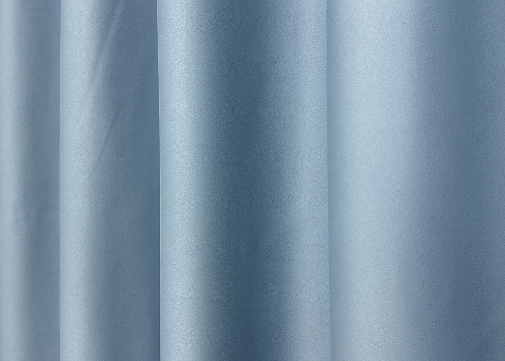 Комплект штор на люверсах VR-Textil Midnight № 1676ш 150х270 см 2 шт Блакитний (37-0199) Київ - фото 8