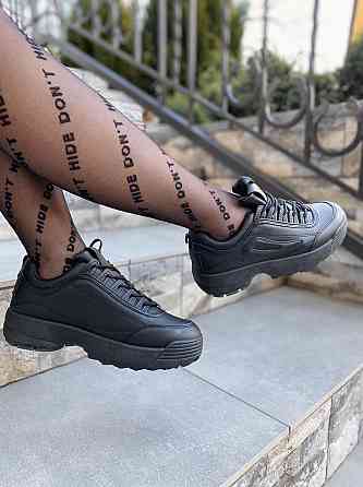 LB Кросівки жіночі LB L-225 чорні (весна-осінь, еко-шкіра) (2487) Коломыя