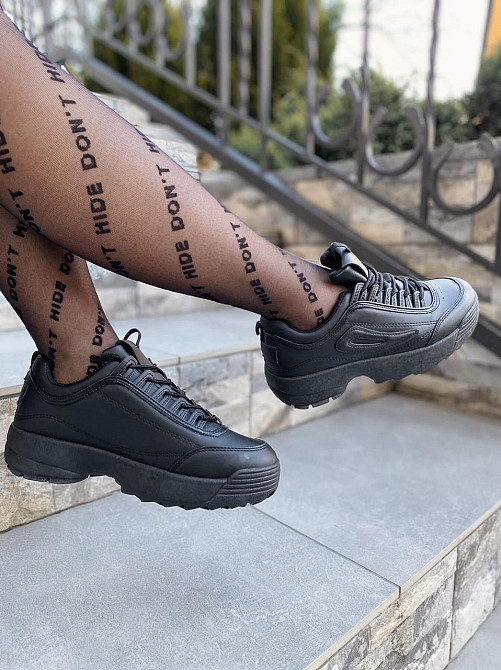 LB Кросівки жіночі LB L-225 чорні (весна-осінь, еко-шкіра) (2487) Коломия - фото 6