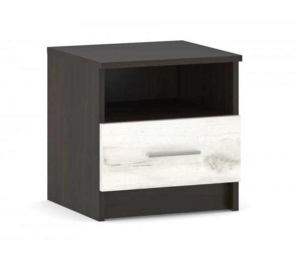 Тумба приліжкова (2шт.) Араміс  - Ш402хВ414хГ375 - Венге + Дуб крафт білий Львів - фото 1