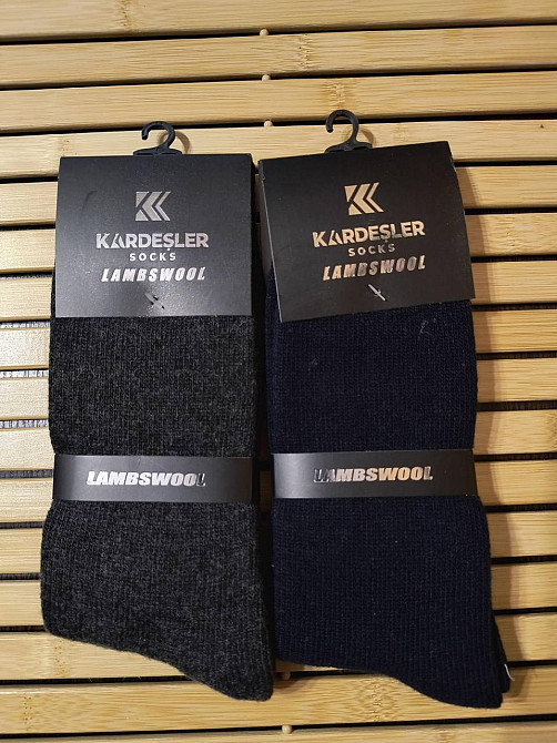 Теплі чоловічі термошкарпетки з вовною (Набір 2 шт.) Kardesler Lambswool 40-46 Київ - фото 2