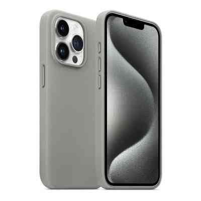 Чохол до мобільного телефона Armorstandart FAKE Leather Case Apple iPhone 15 Pro Max Grey (ARM76307) Вінниця