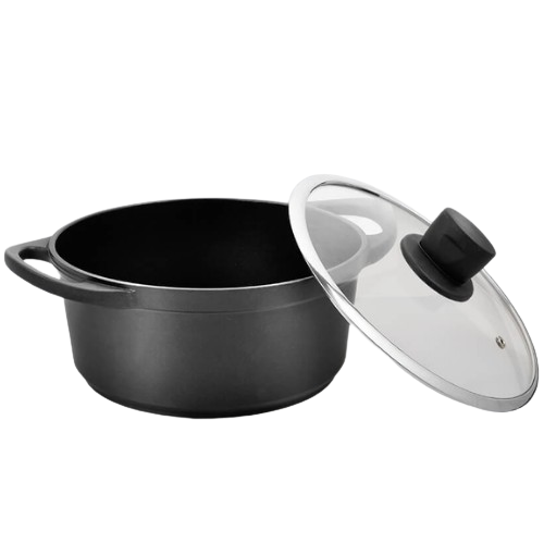 Каструля 4,3л скляна кришка двошарове а/п MR-4324 Maestro Житомир - фото 3