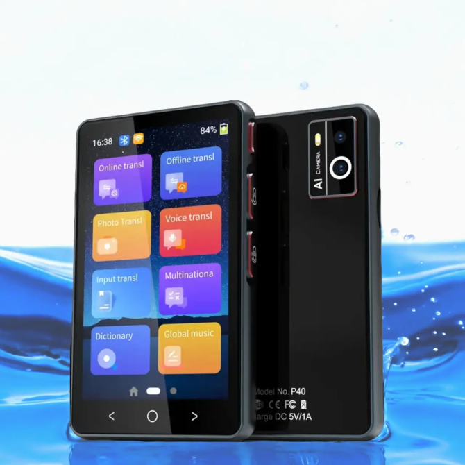 Голосовой электронный переводчик AI Translator P40 (135 языков) 1500 мАч Wi-Fi Bluetooth Винница - изображение 6