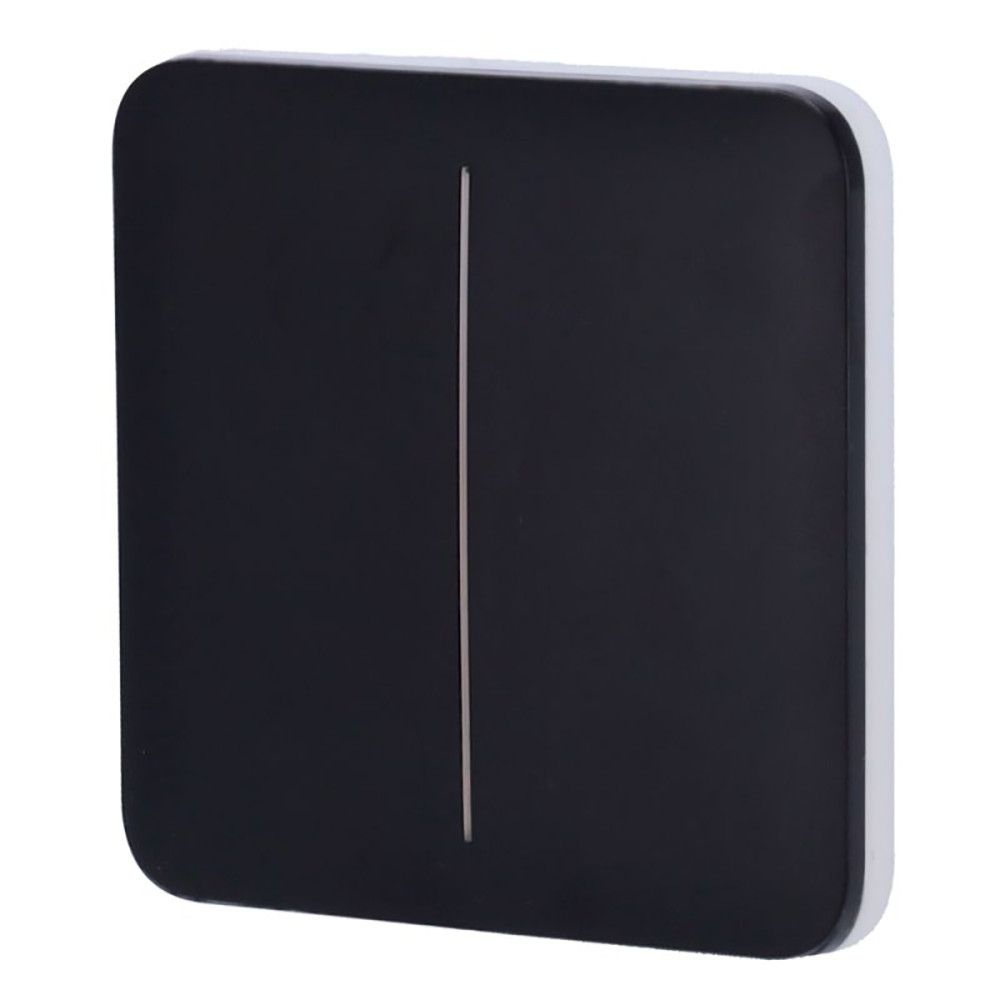 Кнопка Ajax SoloButton (2-gang) black для двоклавішного вимикача Киев - изображение 1