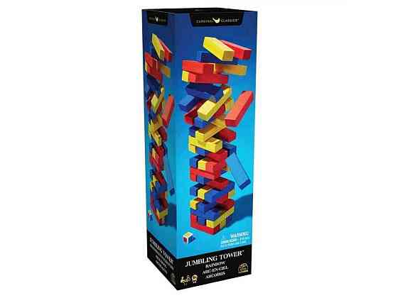 Игра настольная Дженга с цветными брусочками SM98365/6065320 ТМ SPIN MASTER Киев