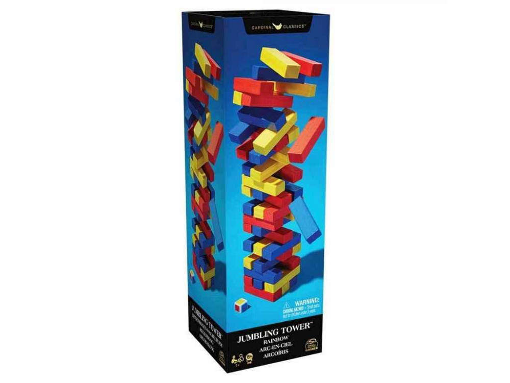 Игра настольная Дженга с цветными брусочками SM98365/6065320 ТМ SPIN MASTER Киев - изображение 1