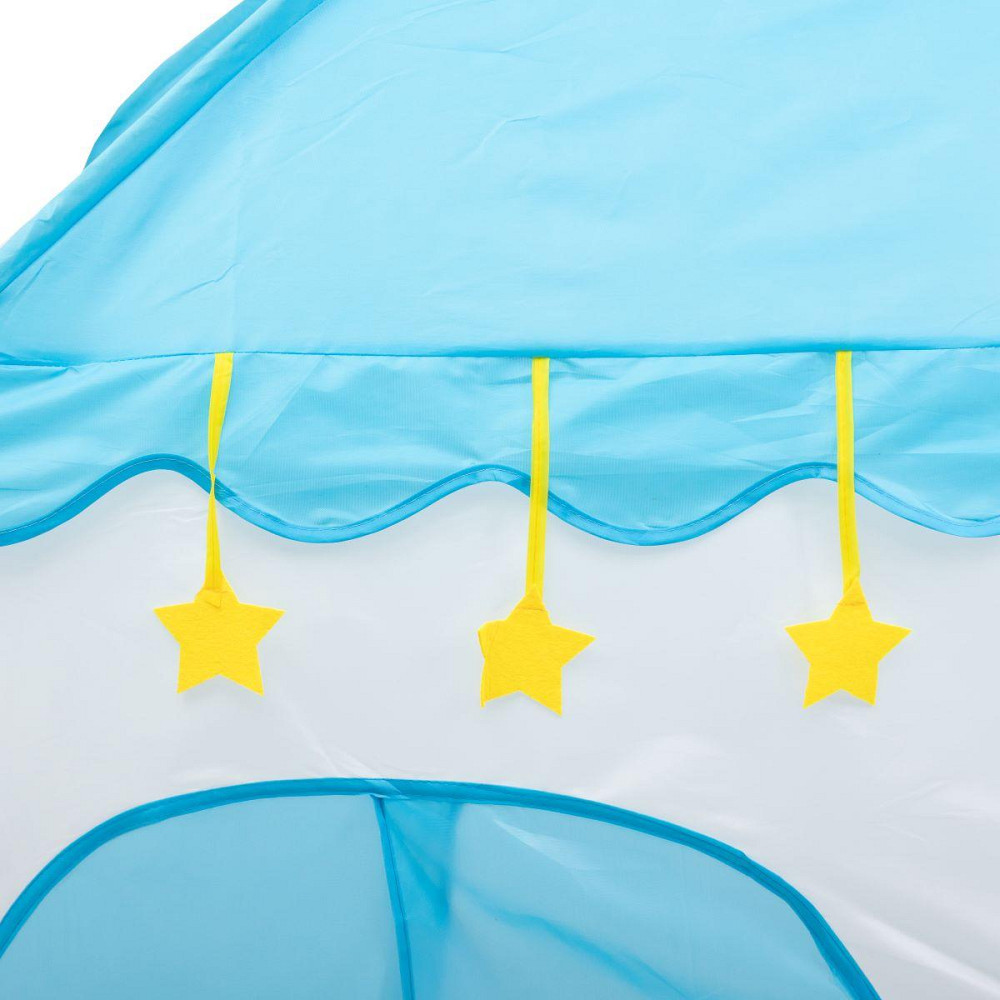 Детская игровая палатка домик 125×100×120 см палатка домик для детей Голубая HP-S-1NDBL Киев - изображение 3