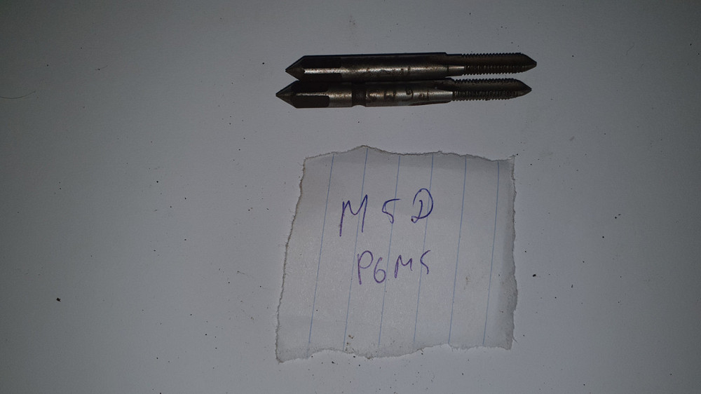 Мітчики метричні машинно-ручні М5Д Р6М5; М5Н2; М5х1 чорний. СРСР. Харків - фото 3