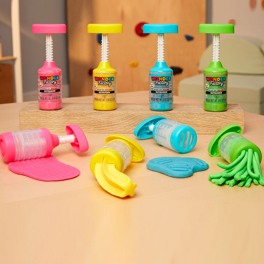 Маса для ліплення, що не засихає, Wonder Factory – Створи форму, з пресом Дніпро - фото 2