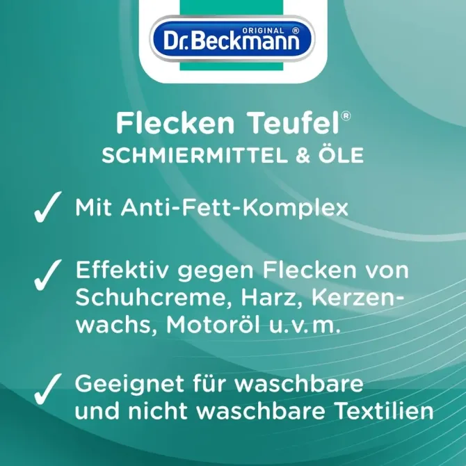 Выводитель пятен от автомобильного масла, битума и воска Dr.Beckmann Fleckenteufel Schmiermittel&Öle Львов - изображение 4