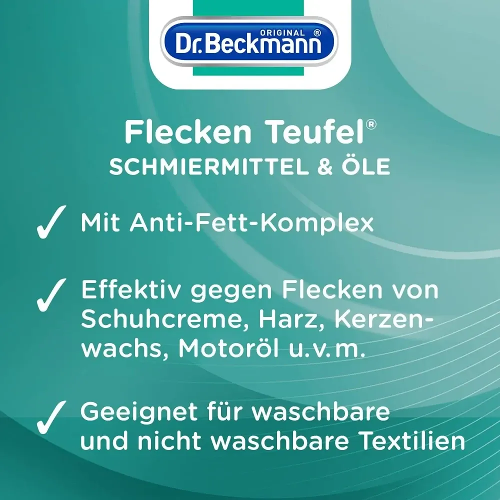 Выводитель пятен от автомобильного масла, битума и воска Dr.Beckmann Fleckenteufel Schmiermittel&Öle Львов - изображение 4