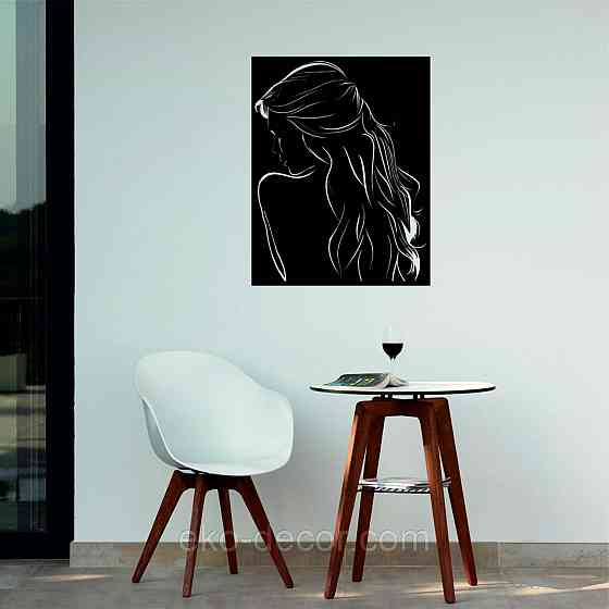 Декоративное настенное Панно «Девушка» Декор на стену Киев