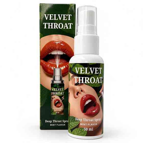 Спрей для глубокого минета WOW Velvet Throat со вкусом мяты, 50 мл Sex Aura Киев