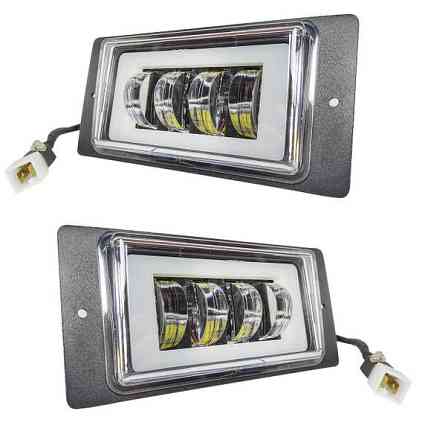 Фари туманки Ваз 2110, 2111, 2112, 2114, 2115 4 лінзи світлотінева + дхо (drl) по колу Харків