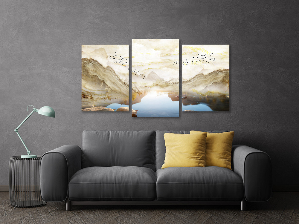 Модульная картина в гостиную / спальню    Краєвиди гір    Art-706_3 Киев - изображение 3