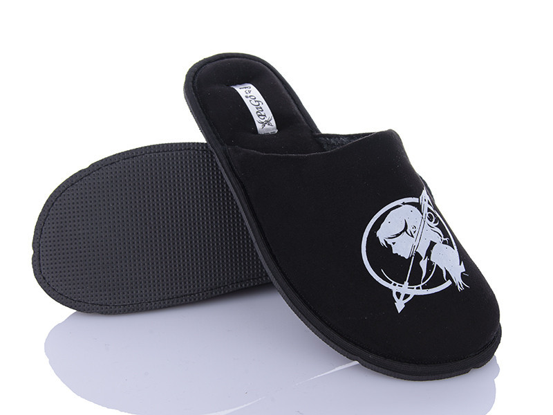 Тапочки Стрелец Знак зодиака Мужские закрытый носок Pago 22.11-21.12 черный Одесса - изображение 4