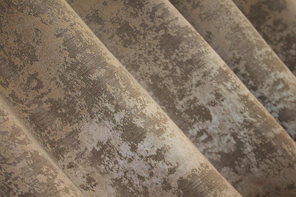 Комплект коротких штор VR-Textil Жаккард Sultan YL № 1207ш Капучино 130х170 см 2 шт (35-0080) Киев - изображение 8